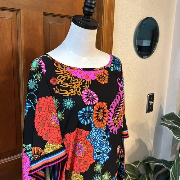 Trina Turk Multicolor Floral Dress - Picture 9 of 9